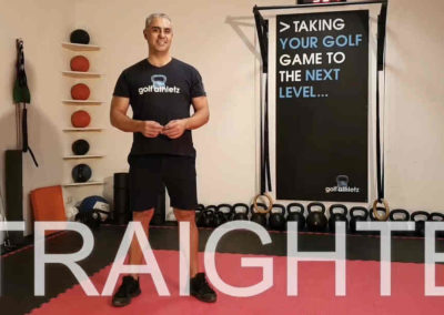 Golf Fitness gerade schlagen